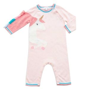 Angel Dear Cosmic Wonder Knits Unicorn Coverall in 0-3 Months